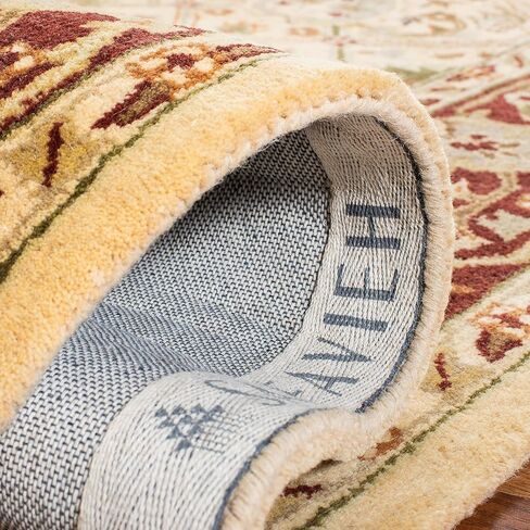 سجادة SAFAVIEH الفارسية من مجموعة الأساطير - 2'6" × 20'، عاجي وصدأ، صوف تقليدي مصنوع يدويًا، مثالية للمناطق ذات حركة المرور العالية في غرفة المعيشة وغرفة النوم (PL819D) in Saudi Arabia