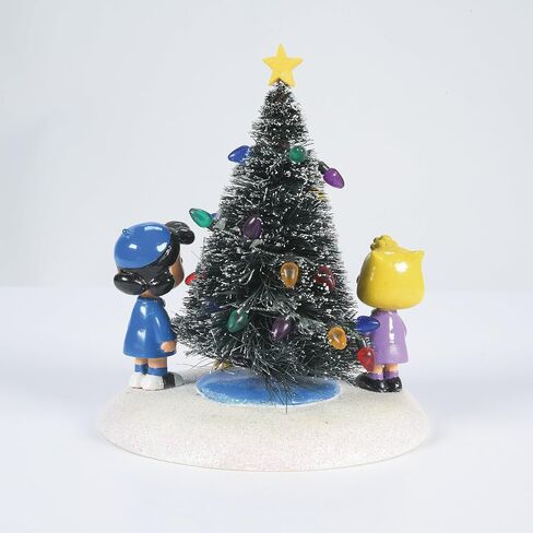 Department 56 Peanuts Village O' Christmas Tree Accessory Figurine,Green in Saudi Arabia