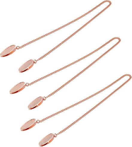 3pcs Napkin Clips Bib Holder Clip with Flexible Adjustable Chains and Lanyard Clip, Metal Bib Clip Napkin Fixing Clip for Dental, Adult and Elderly (19inch - Gold) in Saudi Arabia