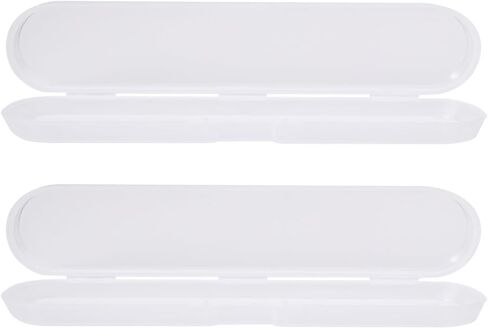 2Pcs Thermometer Case Plastic Digital Thermometer Storage Box Thermometer Containers for Adult 14.5x3x1.5cm (Transparent Color) in Saudi Arabia