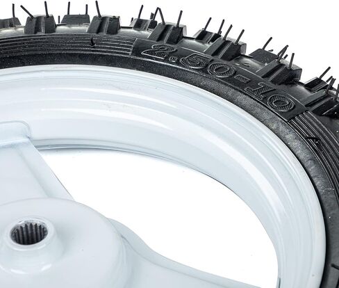 مجموعة إطارات SUNQIAO 1.40-10 للعجلات الخلفية 2.50-10 لدراجات الأطفال PW50 PY50 PEEWEE 50CC Y Zinger (أبيض) in Saudi Arabia