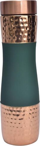 BA Antique Style Embossed Pure Copper Water Bottle for Drinking Handcrafted Ayurvedic Copper Water Bottle Stylish Trendy Copper Bottle Water Vessel 950ml,32 OZ in Saudi Arabia