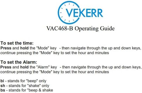 Loud Alarm Clock with Bed Shaker, Vibrating Alarm Clock for Heavy Sleepers, Multifunctional Digital Alarm Clock, Deaf and Hard of Hearing, Full Range Dimmer and Battery Backup (Black, 1) in Saudi Arabia