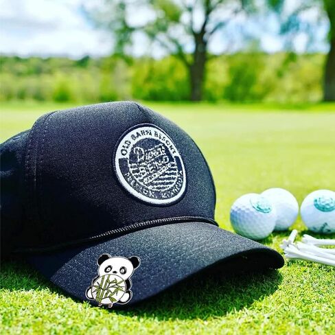 Stronger Panda Golf Ball Marker - Funny Hat Clip with Magnetic Detachable Ball Markers, Golf Gift for Men Women Removable Attaches Easily to Golf Cap Premium Accessories in Saudi Arabia