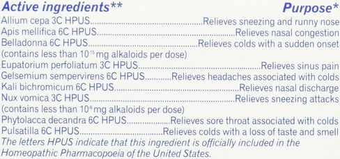 Boiron Coldcalm Cold Relief Quick Dissolving Tablets-60 ct in Saudi Arabia