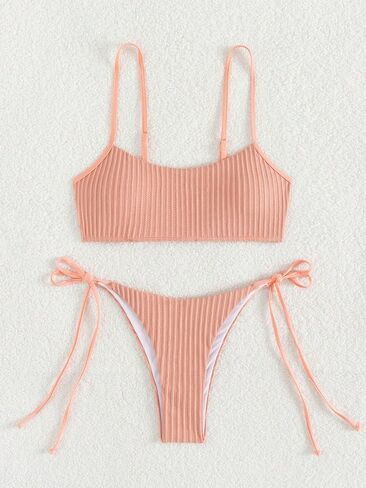 SOLY HUX Bikini Sets for Women Tie Side Bathing Suits Two Piece Swimsuit in Saudi Arabia