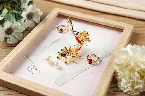 Mini Cute Bee Trinket Boxes Hinged Hand-Painted Enameled Animals Figurine Ornaments Craft Gift for Home Decor, Yellow in Saudi Arabia