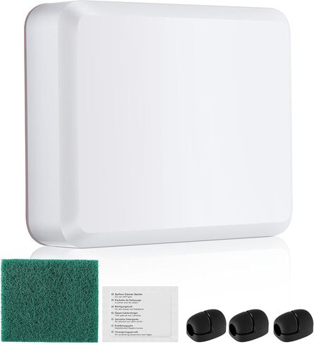 Saillong Screwless Transducer Mounting Kit, 25mm Transducer Mounting Plate Block with Adhesive, Stern Saver Transducer Mount Kit with Scouring Pads Cleaning Wipes, No Drill Mount Boat Accessories in Kuwait