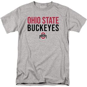 The Ohio State University Official Stacked Unisex Adult T Shirt