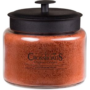 Crossroads Cinnamon Bun Scented 4-Wick Candle, 64 Ounce