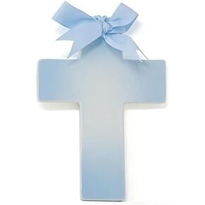 Child to Cherish Ceramic Ombre Cross, Blue