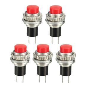 uxcell 10mm Mounting Hole Momentary Push Button Switch SPST NO 20pcs