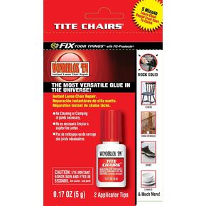 PC Products, 20 gram, Clear Adhesive for Chair Joint and Furniture Repair