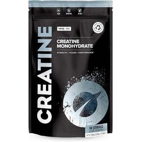 Vivo life - Creatine Monohydrate Powder Micronised - Vegan, Unflavoured (8.8 oz, 84 Servings)