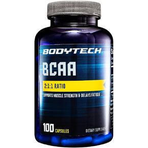 BodyTech BCAA 2:1:1 Ratio (100 Capsules) in Kuwait