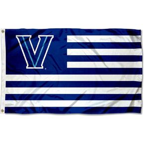 Villanova Wildcats Stars and Stripes Nation Flag