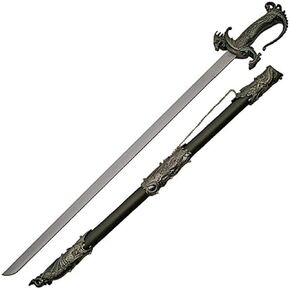 SZCO Supplies Fancy Dragon Sword Stainless Steel Sword