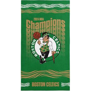 Northwest NBA Boston Celtics NBA Champions 2024 Beach Towel, 30" x 60", Flow