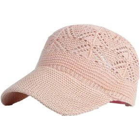 Knit Mesh Baseball Cap for Women Summer Mesh Trucker Hat Adjustable Sun Hat Corchet Dad Hat Outdoor