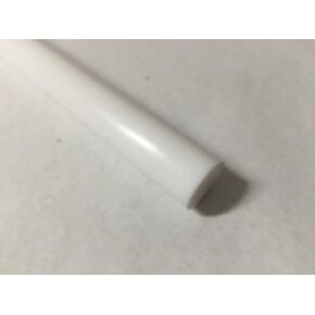 Acetal Copolymer Plastic Round Rod 3 3/4" Diameter, 24" Length - White Color in Kuwait