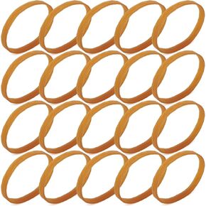 20pcs Ski Brake Retainers, 1.77x0.43 inch Rubber Brake Band Strong Elastic Ski Brake Straps Rings Snowboard Ski Bindings for Outdoor Winter Sports Accessories