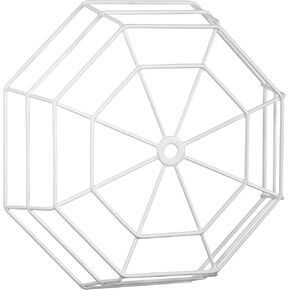 STI-9635 Clock/Bell Damage Stopper, 14.25 Inch Diameter, Protective Coated Steel Wire Guard, White
