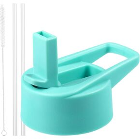 غطاء من القش من نانا للقارورة المائية ذات الفم العريض، غطاء من القش مع القش للقارورة المائية ذات الفم العريض 18 32 40 أونصة، غطاء قارورة علوي من القش المائي وأغطية بديلة لزجاجة المياه in Kuwait