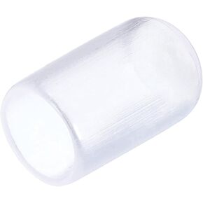 uxcell 15pcs Rubber End Caps 7mm ID PVC Vinyl Round End Cap Cover Screw Thread Protectors Clear