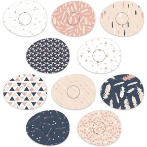 Rockadex adhesive patches - Compatible for Freestyle Libre sensor, Custom-Designed Freestyle Libre patches, Diabetic Supplies mix 10 pack Tribal Mix (Freestyle Libre 3)