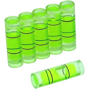 Package photo frame level gauge level gauge cylinder level gauge horizontal bubble level ruler balance bubble various specifications (5X12mm(6pcs))