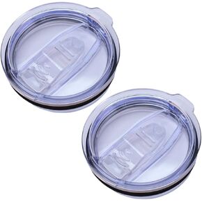 Magslider Replacement Lid for 20 oz tumblers, Spill Proof Splash Resistant Lids Covers Fit for Rambler and More Coffee Mugs, 1 Magnetic Lids
