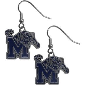 NCAA Siskiyou Sports Womens Memphis Tigers Dangle Earrings One Size Team Color