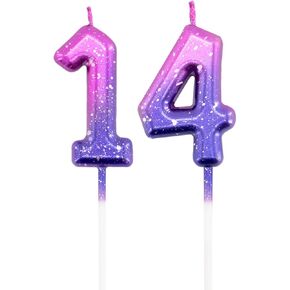 Birthday Candles Happy Birthday Number Candles for Cake Topper Decoration for Party Wedding Anniversary Celebration Supplies Kids Adults