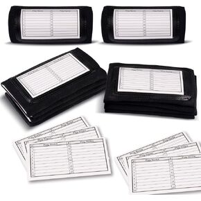 Playsheet Wristband Single Window - Softball, Football, Baseball - Youth 10 Pack