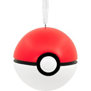 Hallmark Pokémon Poké Ball Christmas Ornament, Multicolor