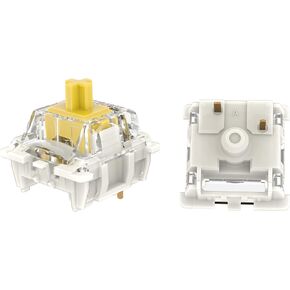 KPREPUBLIC Gateron G Pro 3.0 Switch V3 Pro 3 Red Brown Black Silver White Switch SMD RGB Linear Tactile for Mechanical Keyboard Pre Lubed (G Pro 3.0 Black Switch X110)