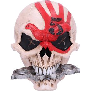 Nemesis Now, Bone Officially Licensed Five Finger Death Punch Mascot Skull Box, 18cm