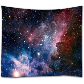 goodbath Space Tapestry, Galaxy Universe Star Outer Space Wall Tapestry for Bedroom Living Room Dorm, 60" x 51",Colorful