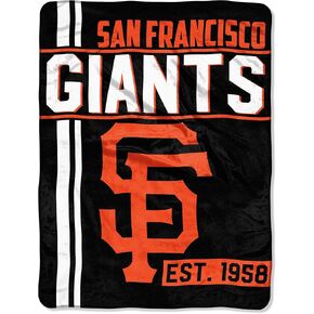 Northwest MLB San Francisco Giants Micro Raschel Throw, One Size, Multicolor