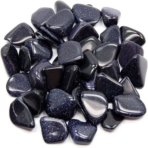 Blue Goldstone Tumbled - Healing Stone - Crystal Healing 20-25mm (5) in Saudi Arabia