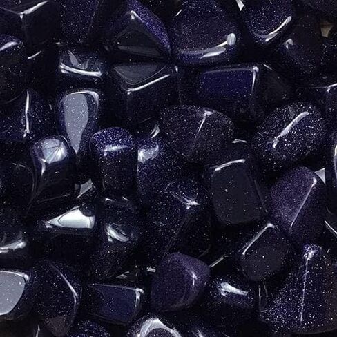 Blue Goldstone Tumbled - Healing Stone - Crystal Healing 20-25mm (5) in Saudi Arabia