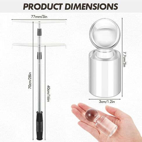 Telescopic Roulette Chip Rake and Roulette Marker Adjustable Poker Chip Rake Acrylic Win Marker Chip Push Chips Harrow Collector for Roulette Wheel Table Game in Saudi Arabia