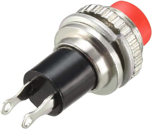 uxcell 10mm Mounting Hole Momentary Push Button Switch SPST NO 20pcs in Saudi Arabia