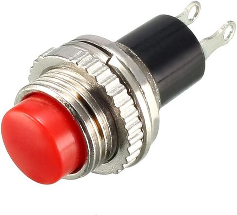 uxcell 10mm Mounting Hole Momentary Push Button Switch SPST NO 20pcs in Saudi Arabia