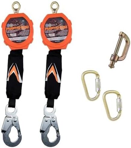 Malta Dynamics Pygmy Hog Web Self-Retracting Lifeline with Steel Snap Hook, OSHA/ANSI Compliant in Saudi Arabia