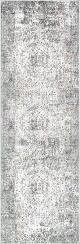 سجادة NuLOOM Lola شرقية/فارسية 2x8 عداء لغرفة المعيشة وغرفة النوم وغرفة الطعام ومدخل المدخل والمطبخ، بيج/عاجي in Saudi Arabia