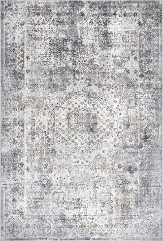 nuLOOM Lola Oriental/Persian 2x8 Runner Rug for Living Room Bedroom Dining Room Entryway Hallway Kitchen, Beige/Ivory in Saudi Arabia