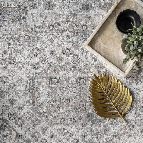 nuLOOM Lola Oriental/Persian 2x8 Runner Rug for Living Room Bedroom Dining Room Entryway Hallway Kitchen, Beige/Ivory in Saudi Arabia
