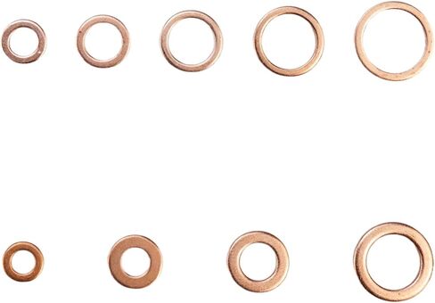 580pcs Stainless Steel Washers Set Washers Hardware Washers M2,M2.5,M3,M4,M5,M6,M8,M10,M12 in Saudi Arabia