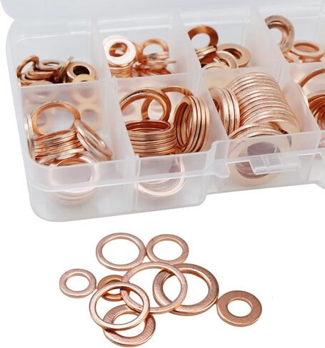 580pcs Stainless Steel Washers Set Washers Hardware Washers M2,M2.5,M3,M4,M5,M6,M8,M10,M12 in Saudi Arabia